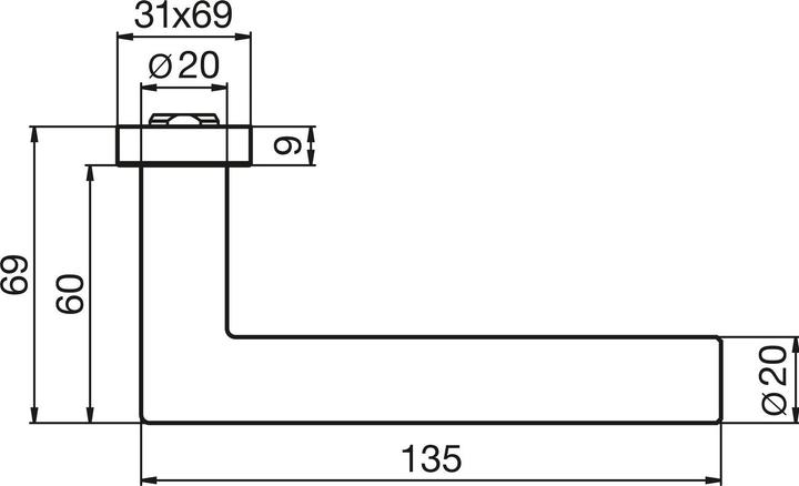 Produktbild Ogro Türdrücker-Lochteile 8906 (Türgriff)
