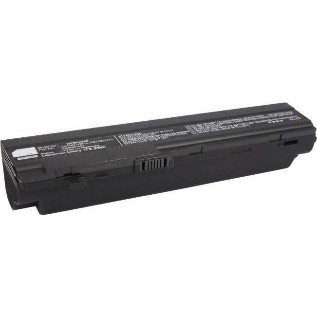 CoreParts Laptop Battery for HP (1 Zellen, 6600 mAh), Notebook Akku, Schwarz