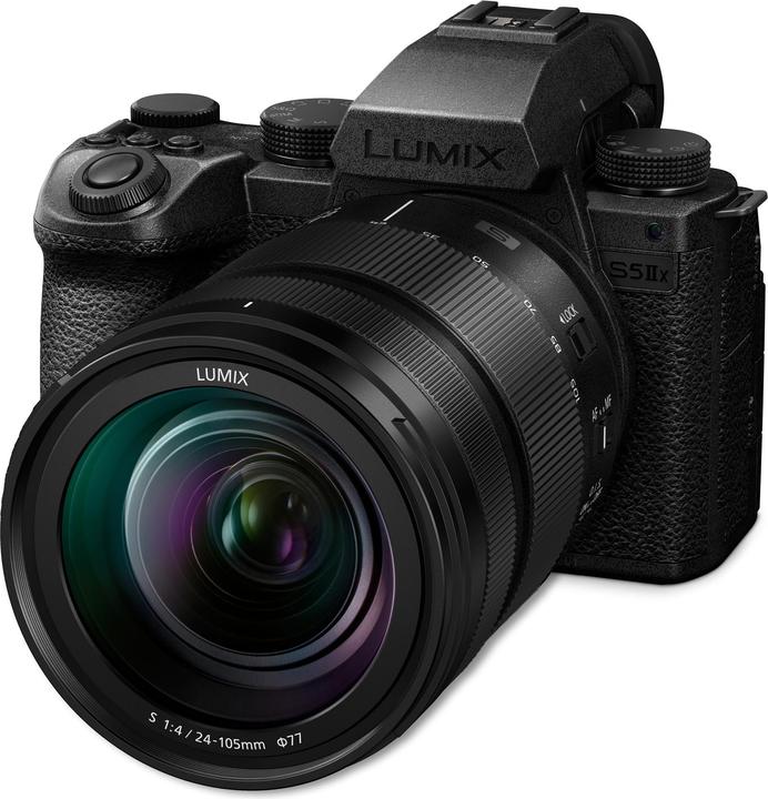 Produktbild Panasonic DC-S5 IIX + Lumix S 24-105 f4 (24 - 105 mm, 24.20 Mpx, Vollformat)