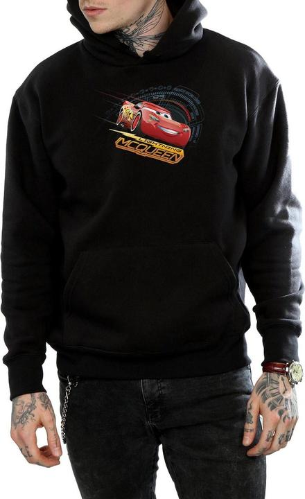 Immagine prodotto Disney Cars Lightning McQueen Felpa con Cappuccio Uomo (L)