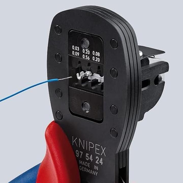 Actual product image Knipex Crimping Pliers for micro plugs (190 mm)