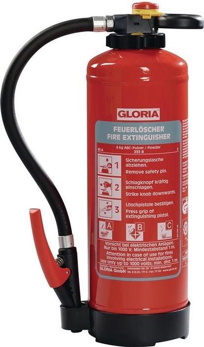 Actual product image Gloria Powder charge fire extinguisher (A, B, C)