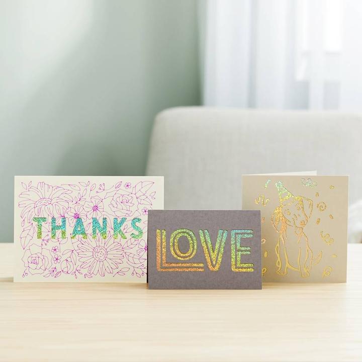Actual product image Cricut Cut-Away Cards Neutrals S40 12,1cm x 12,1cm 14-pack (P)