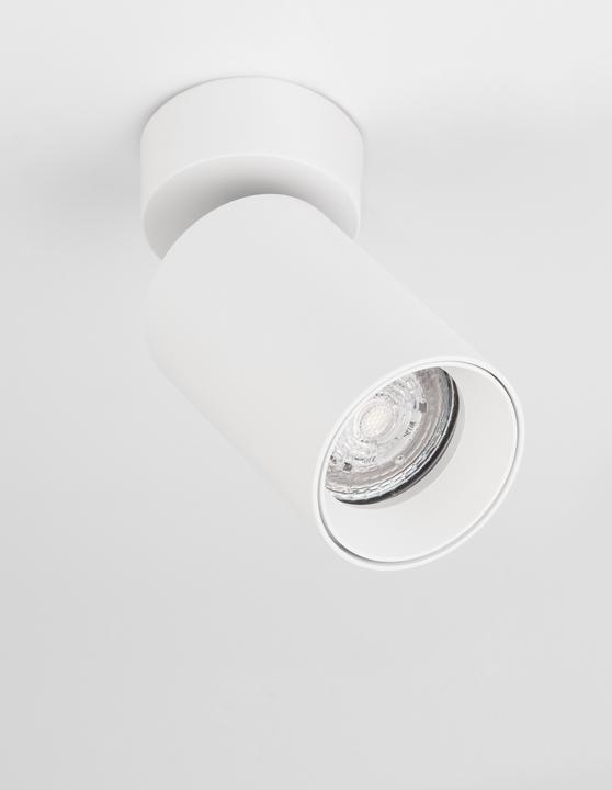 Produktbild Nova Luce TOD Deckenleuchte GU10 Weiss 13x5,7cm dimmbar 9011311