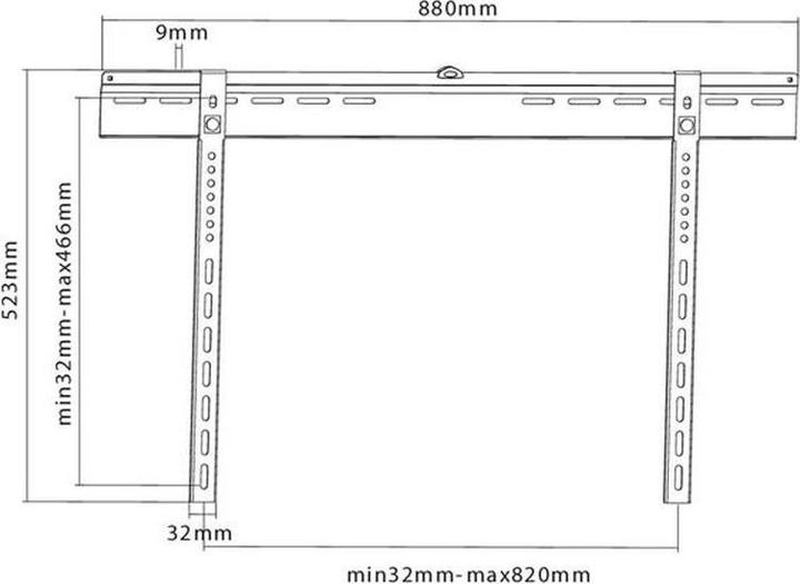 Produktbild Xantron PRO-SS800 (Wand, 65 kg, 37" - 75")