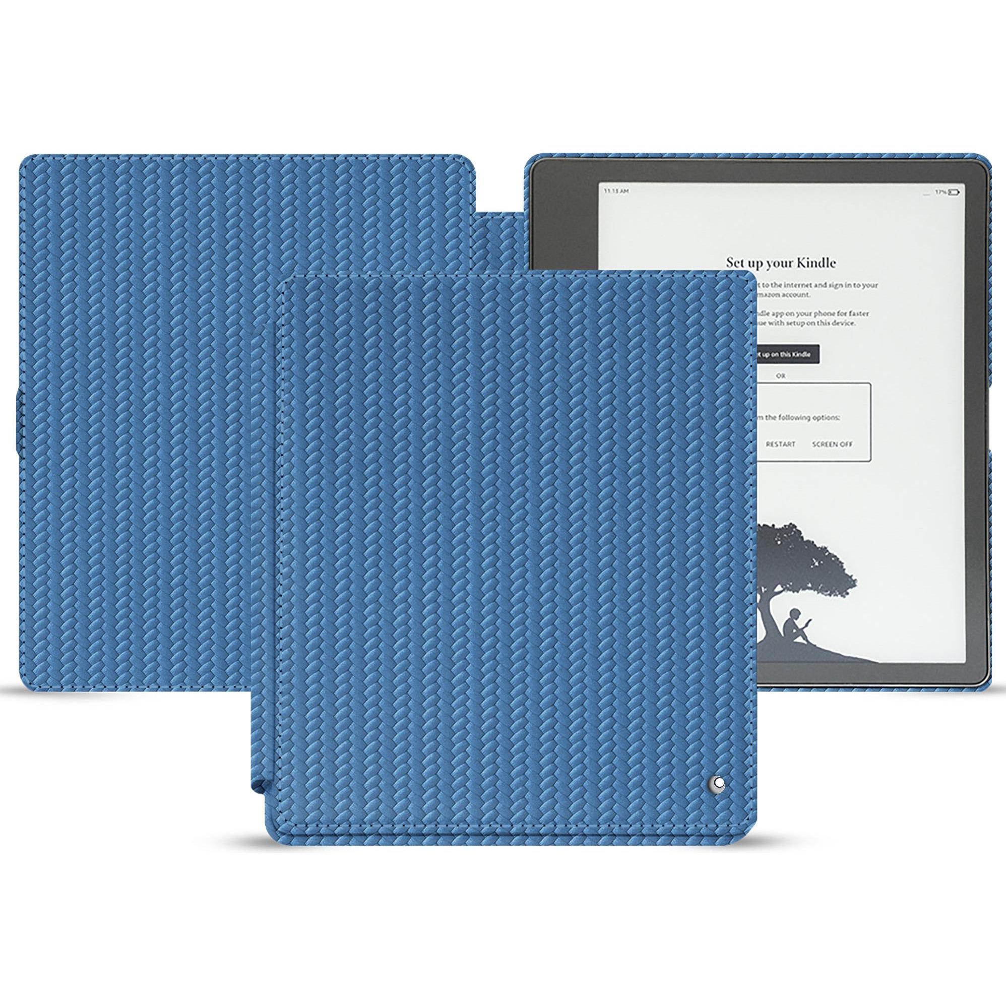 Noreve Lederschutzhülle horizontal (Kindle), Tablet Hülle, Blau