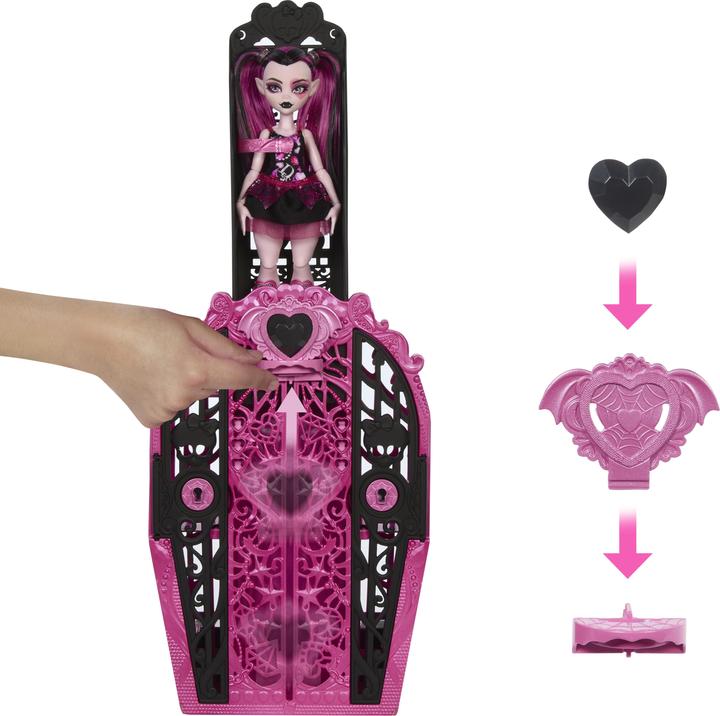 Actual product image Monster High Skulltimate Secrets Draculaura