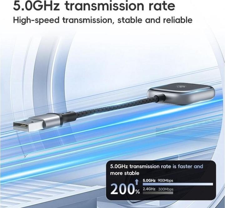 Actual product image PowerGuard Wireless CarPlay Adapter für iPhone