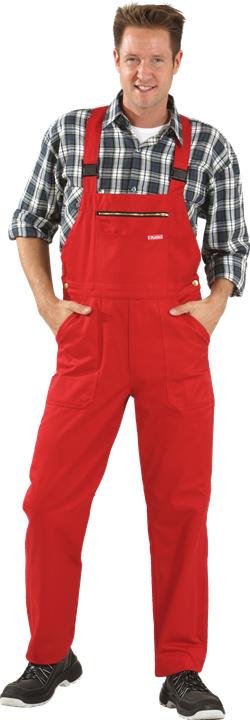 Actual product image Planam Dungarees medium red 94 98 (98)