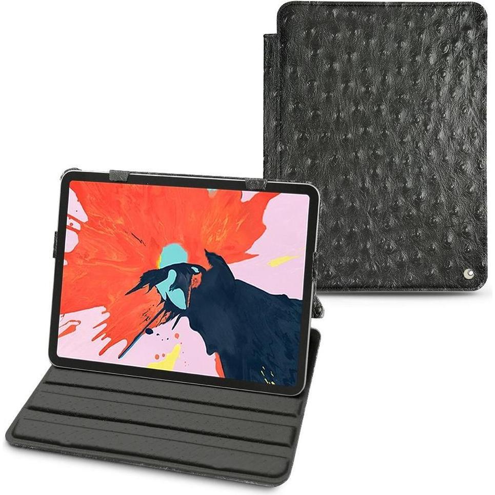 Noreve Lederschutzhülle horizontal (iPad Pro 11 2018 (1. Gen)), Tablet Hülle, Schwarz