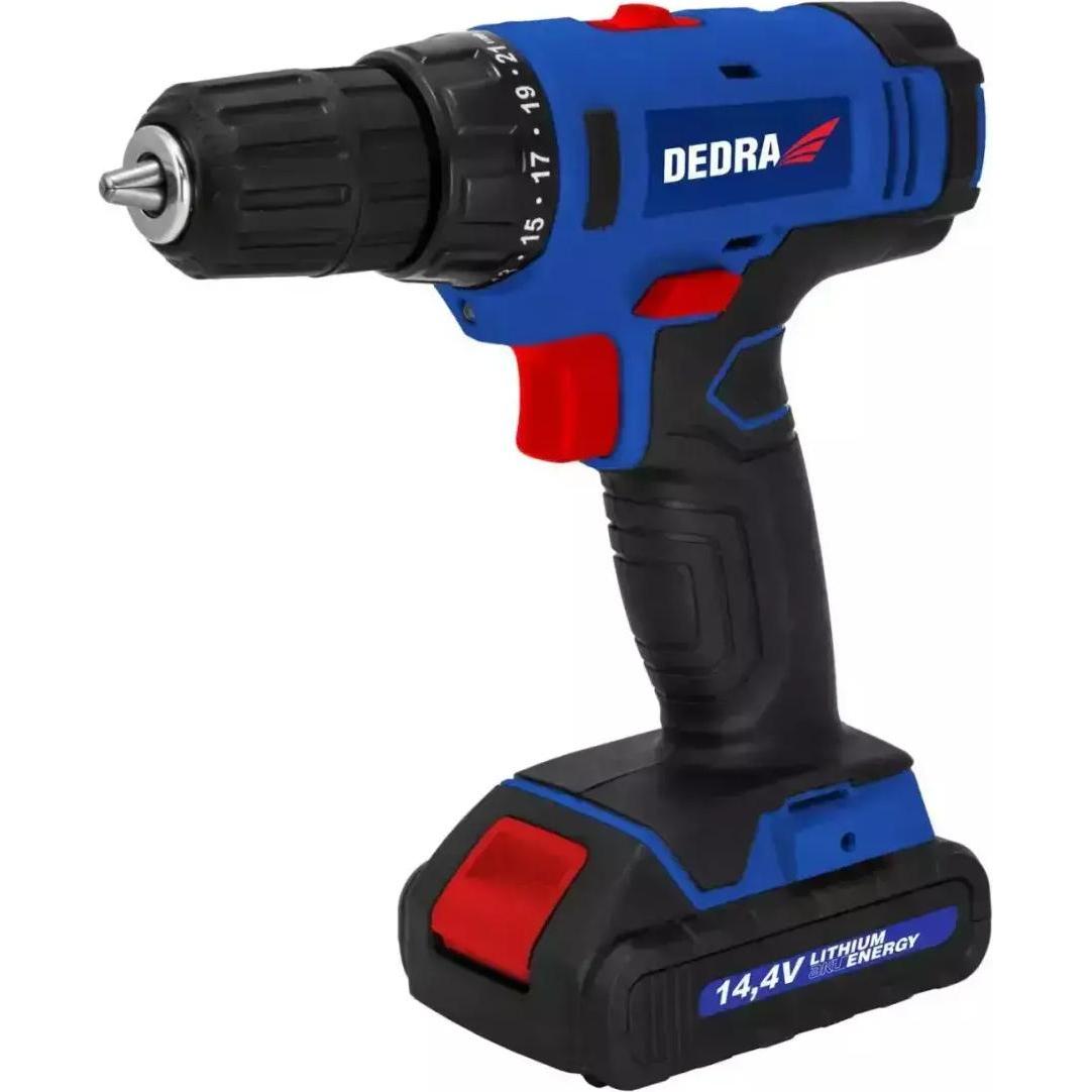 Dedra, Bohrmaschine + Akkuschrauber, drill DED7878B 14.4 V 1 x 1.5 Ah battery (Akkubetrieb)