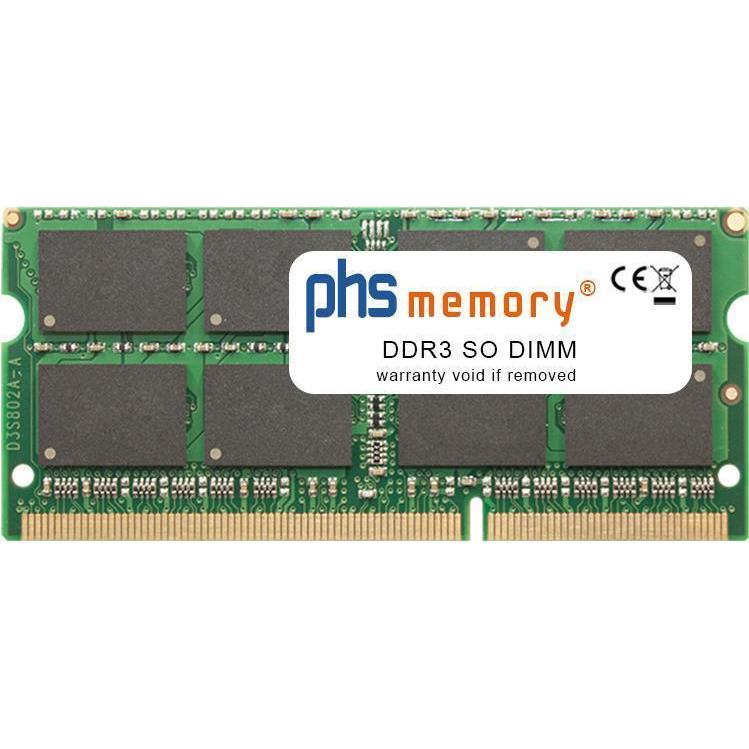PHS-memory 8GB RAM Speicher für HP ENVY x360 15-bp007ng DDR3 SO DIMM 1600MHz (HP ENVY x360 15-bp007ng, 1 x 8GB), RAM Mod...