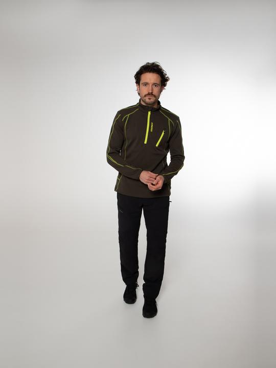 Actual product image Protest Mens Fleece Humans With Chin Guard Lime Rocks L (L)