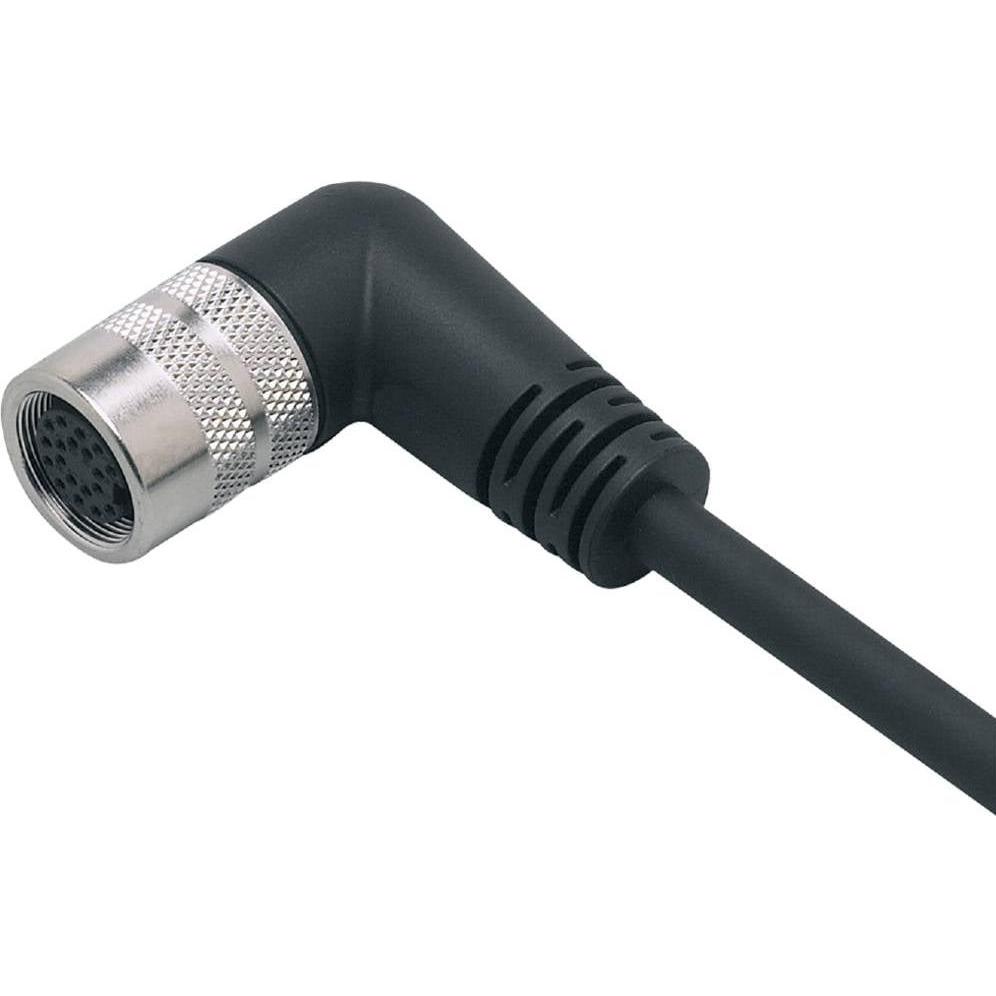 IFM E11645, Cavo + Spina elettrica, Nero