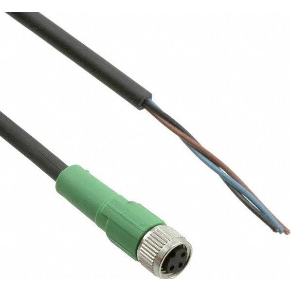 Thumbnail - Phoenix Contact Sensorleitung + Buchse PUR 5m M8 3-polig, Elektronikkabel + Stecker, Schwarz