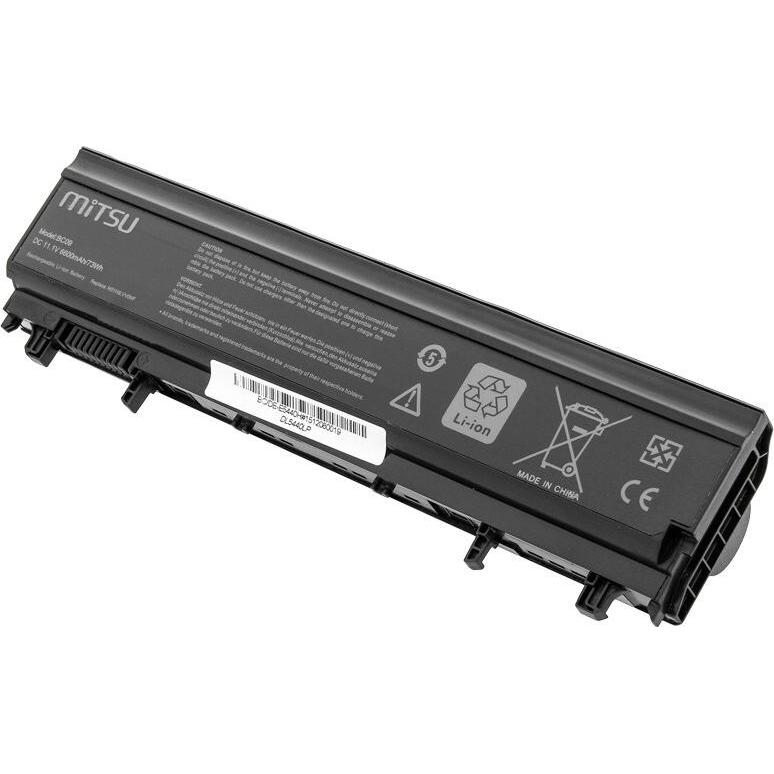 Mitsu BATTERIE BC/DE-E5440H (DELL 6600 MAH 73 WH) (9 Zellen, 6600 mAh) (BC/DE-E5440H)