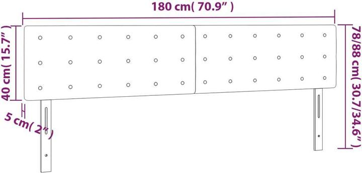 Image du produit VidaXL Raiden (180 x 5 x 88 cm)