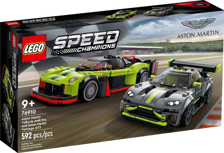 Produktbild LEGO Speed Champions Aston Martin Valkyrie AMR Pro & Aston Martin Vantage GT3 - 76910 NEU! Teile 592x (76910)