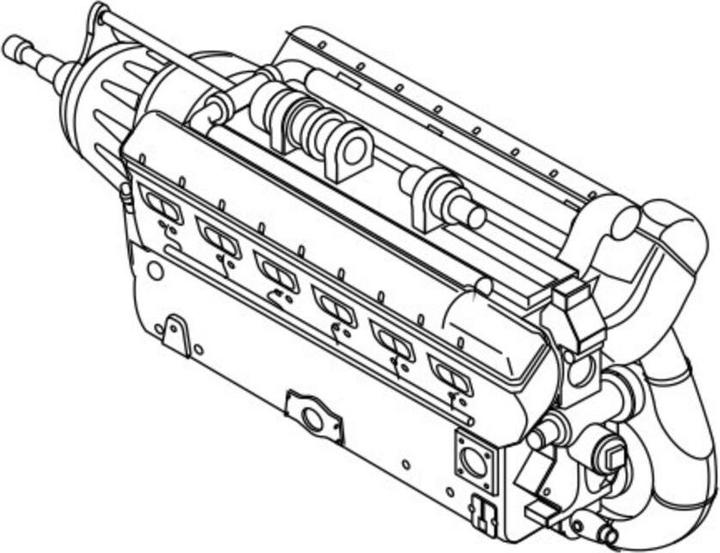 CMK Daimler Benz DB 603 Aircraft Engine