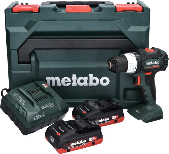 Produktbild Metabo Akku-Bohrschrauber BS 18 LT BL (602325800) Kunststoffkoffer 18V 2x LiHD + ASC 30-36 V (Akkubetrieb)