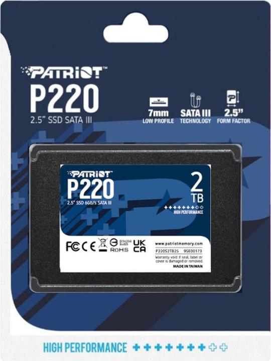 Actual product image Patriot P220 (2000 GB, 2.5")