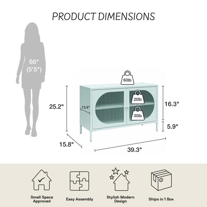 Image du produit Dorel Home Luna (100 x 40 x 64 cm)