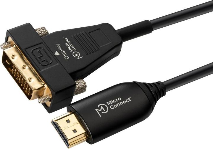 Image du produit MicroConnect Câble optique Premium DVI - HDMI (30 m)