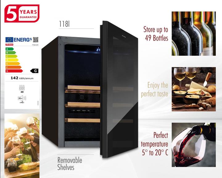 Image du produit Trisa Armoire climatique pour vins fins