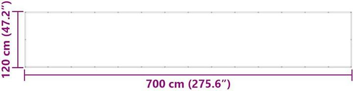 Produktbild vidaXL Balkon Sichtschutz