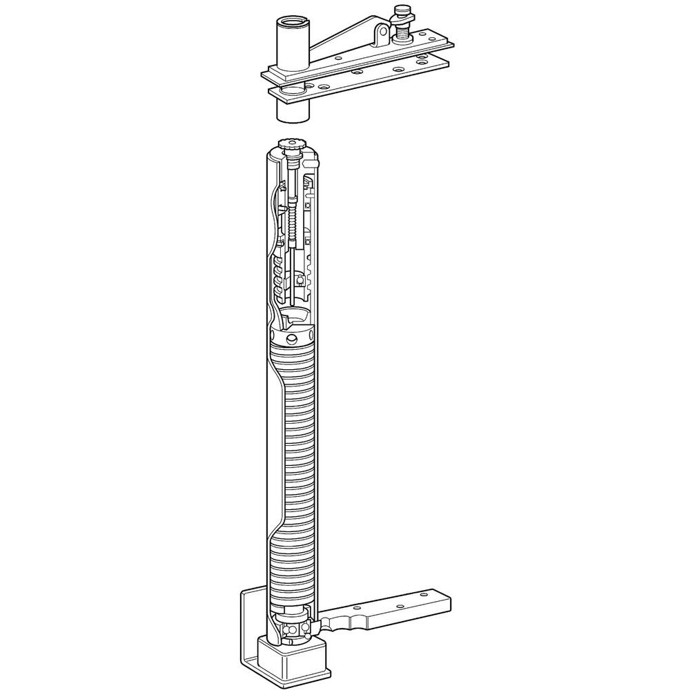 Thumbnail - Werkstarck, Türöffner + Türschliesser, Türband mit integrierter Schliessautomatik (Zimmertür, Eingangstür, Holztür, Balk...