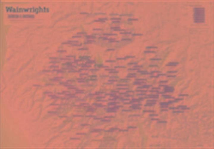 Actual product image Wainwright Summits Collect and Scratch Print