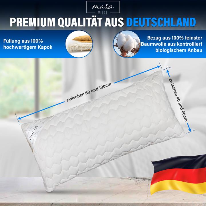 Immagine prodotto Mara Vital Cuscino Kapok (80 x 80 cm)