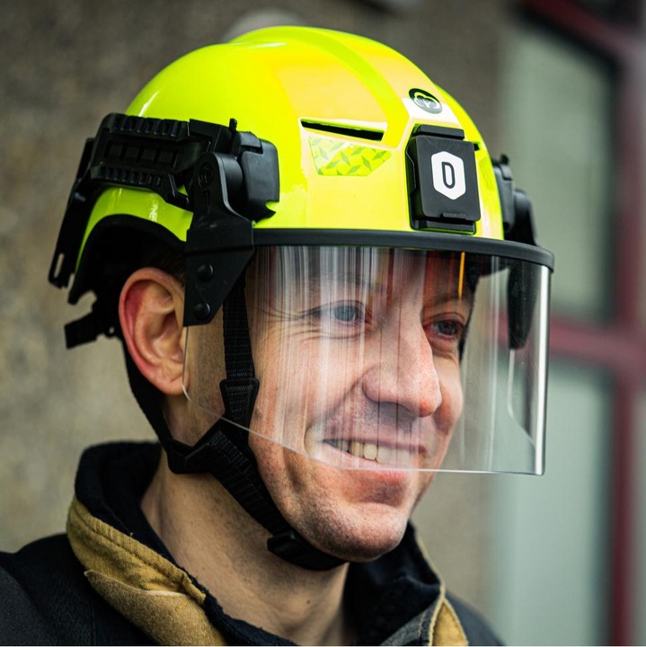 Actual product image Busch Protective Safety helmet ATR-1, fluorescent, size H1 (48 - 56 cm)