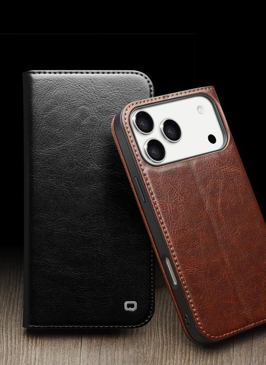 Actual product image QiAlino Hülle Flip Classic Wallet (Apple iPhone 17)
