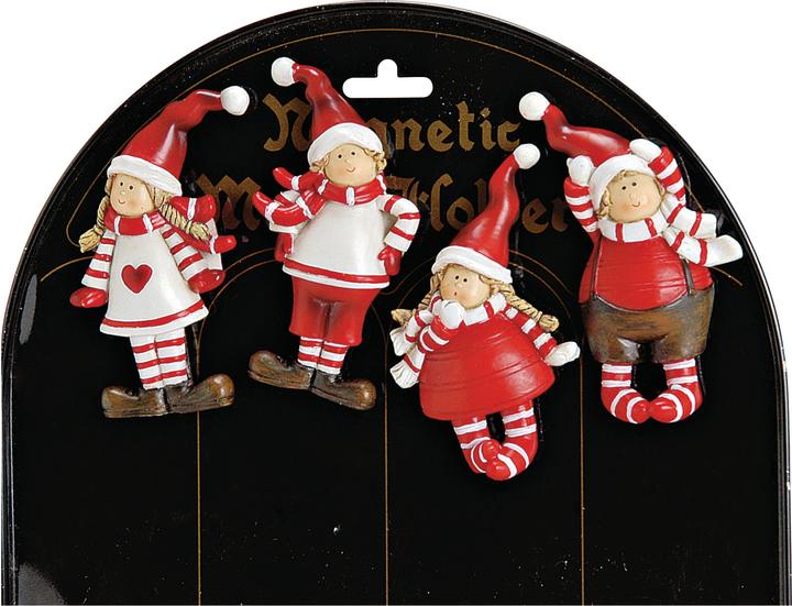 Produktbild G. Wurm Magnet Winterkind auf Tafel aus Poly, sortiert, 10 cm