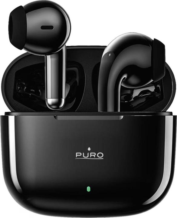 Puro PLAY 5.0 TWS - Bezprzewodowe słuchawki Bluetooth V5.0 z etui ładującym (Czarny) (Senza fili)