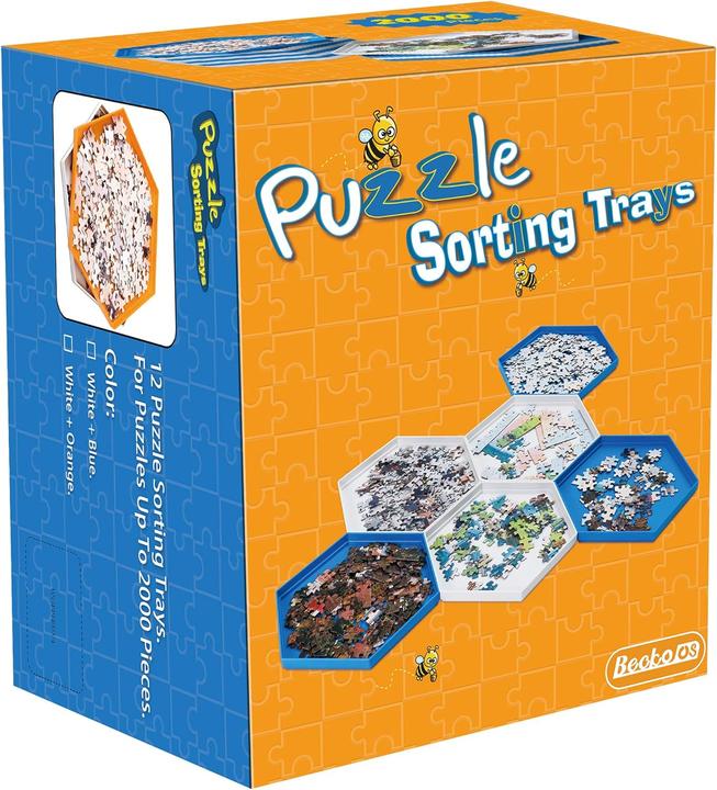 Immagine prodotto Becko Stapelbare Puzzle-Sortiertabletts (2000 pezzi)