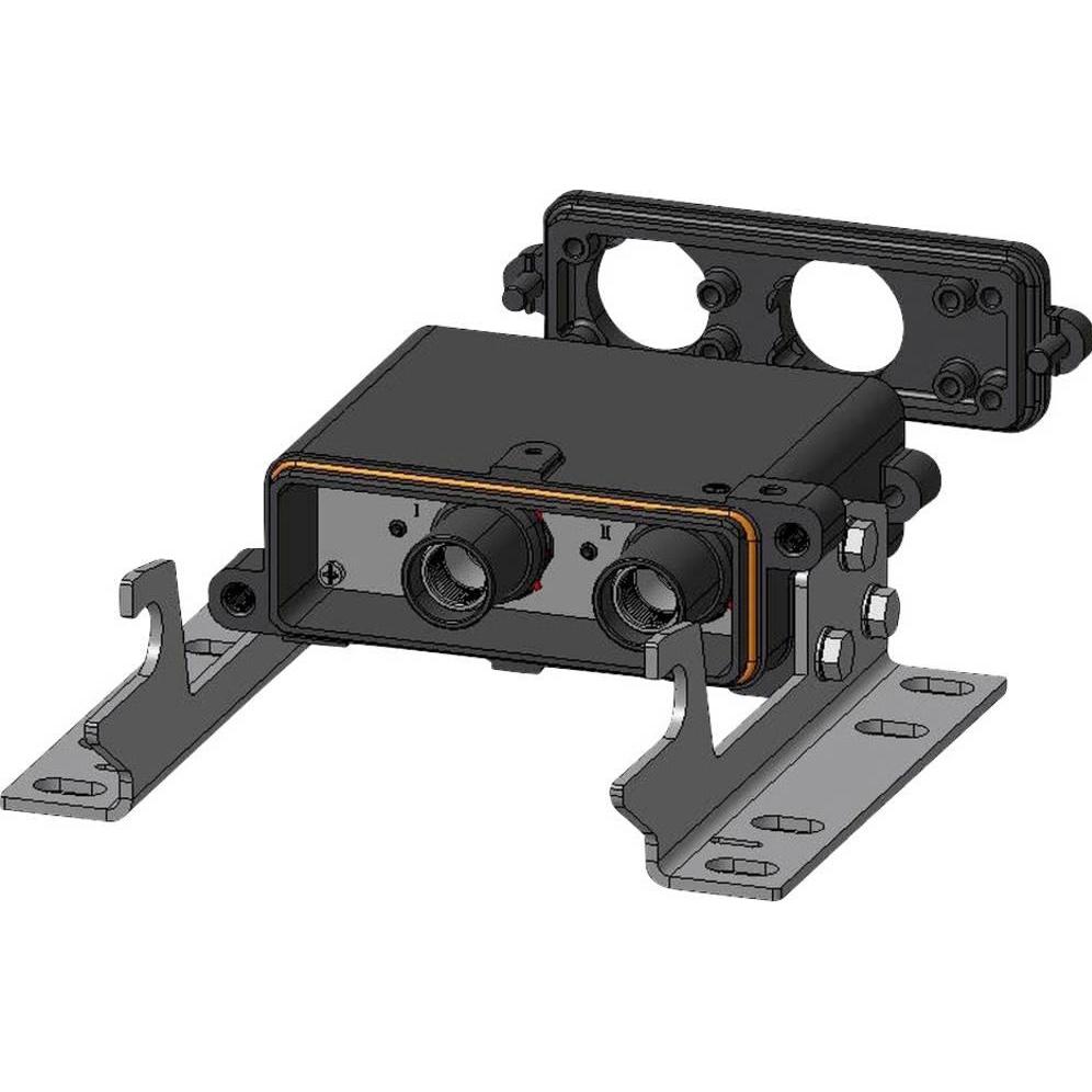 Weidmüller Connettore per carichi pesanti HDC HP 550 KIT H 2F120, Cavo + Spina elettrica