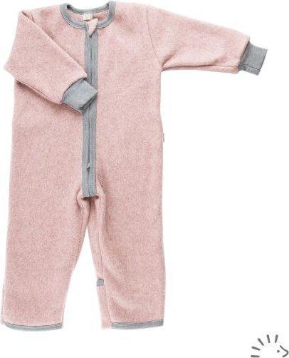 Produktbild Popolini Schlaf-Overall Baumwollfleece - rosa (92)
