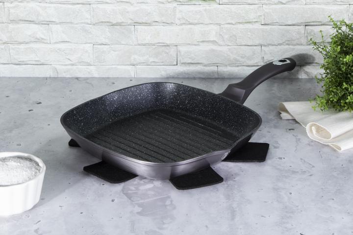 Productafbeelding BerlingerHaus Grill Berlinger Huis Bh-6901 Carbon Pro (28 cm, Grillpan, Roestvrij staal)