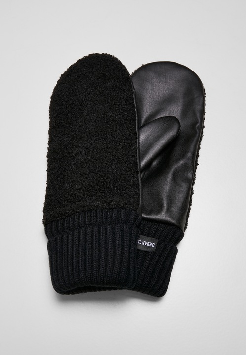 Produktbild Urban Classics Sherpa Imitation Leather Gloves (S, M)