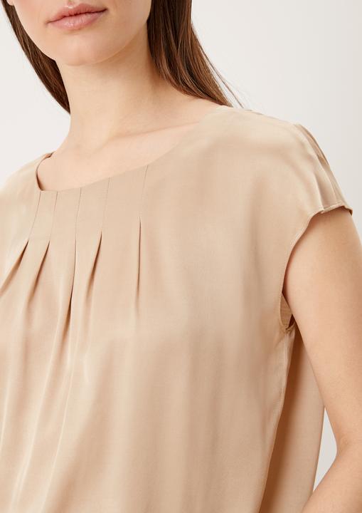Image du produit s.Oliver Bluse Satinbluse mit Falten (40)
