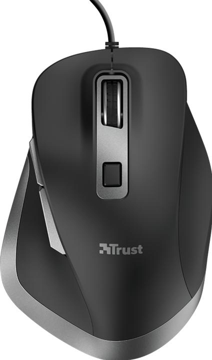 Actual product image Trust Fyda Mouse USB Type-A Optical 5000 DPI right (Cable)