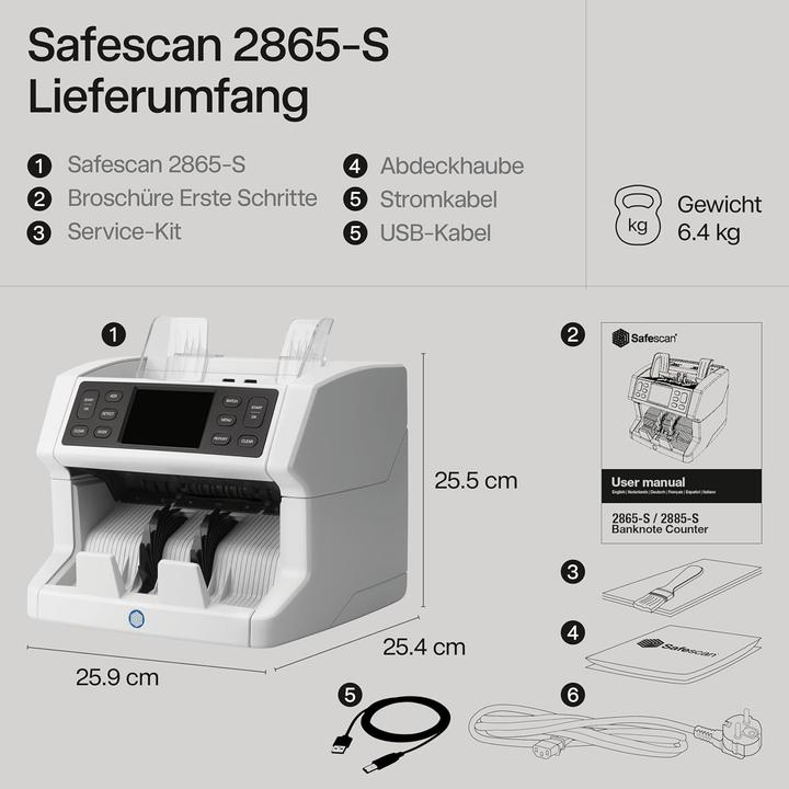 Immagine prodotto Safescan 2865-S (Bancone)
