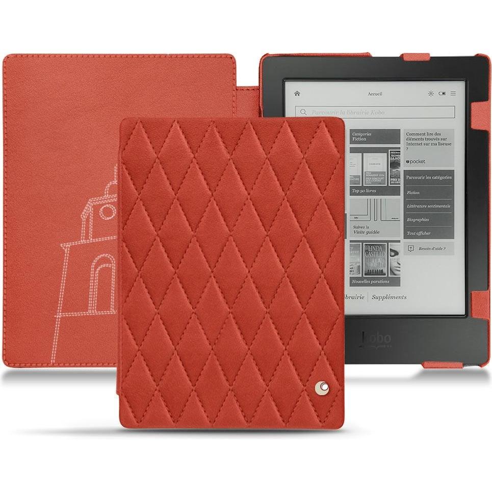 Noreve Lederschutzhülle horizontal (Aura H2O), Tablet Hülle, Orange