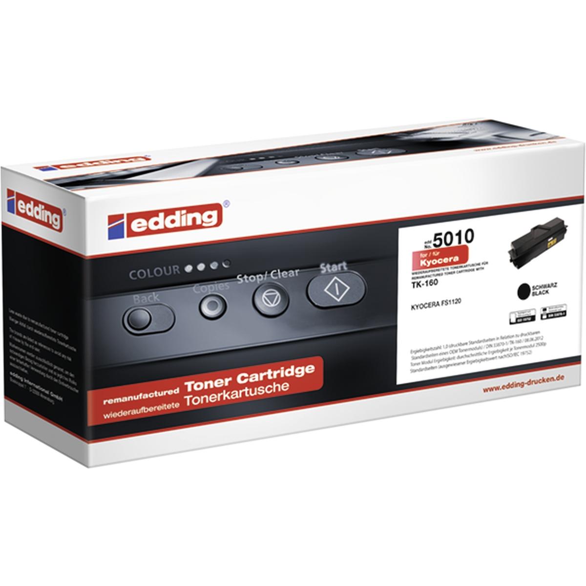 Edding, Toner, EDD-5010 - 2500 Seiten - Schwarz - 1 Stück(e) (BK)