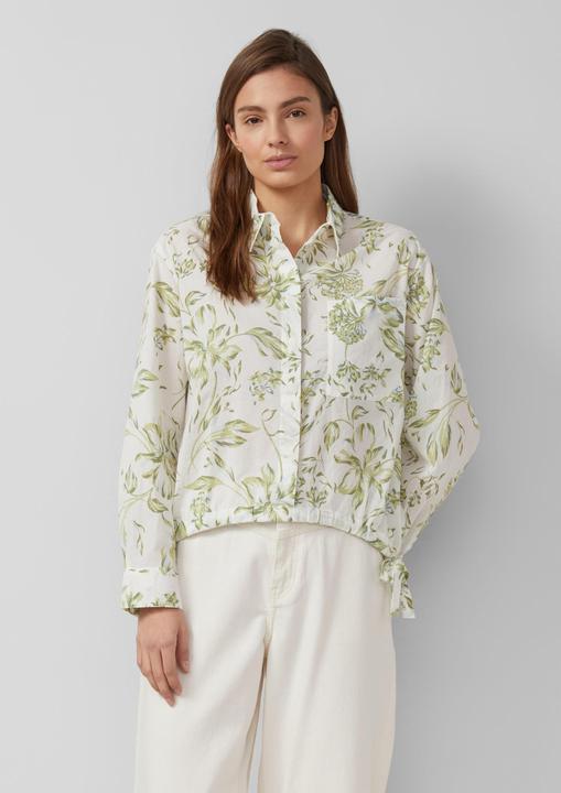Immagine prodotto s.Oliver Leichte Hemdbluse aus Baumwollvoile mit Schleifendetail (46)