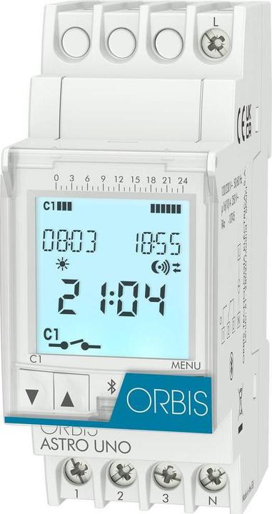 Image du produit Orbis Horloge programmable pour rail DIN B