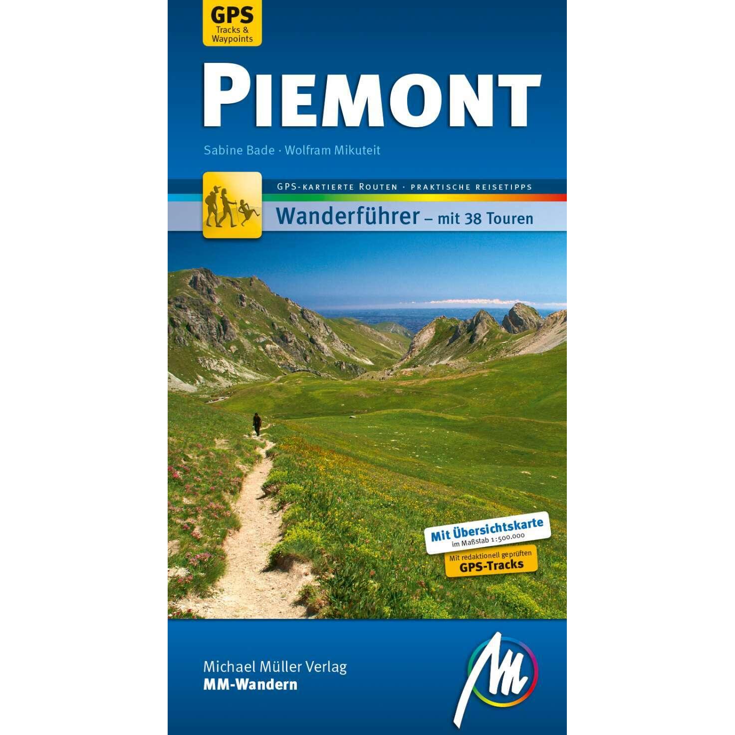 Piemont Wanderführer Michael Müller Verlag, Ratgeber von Wolfram Mikuteit