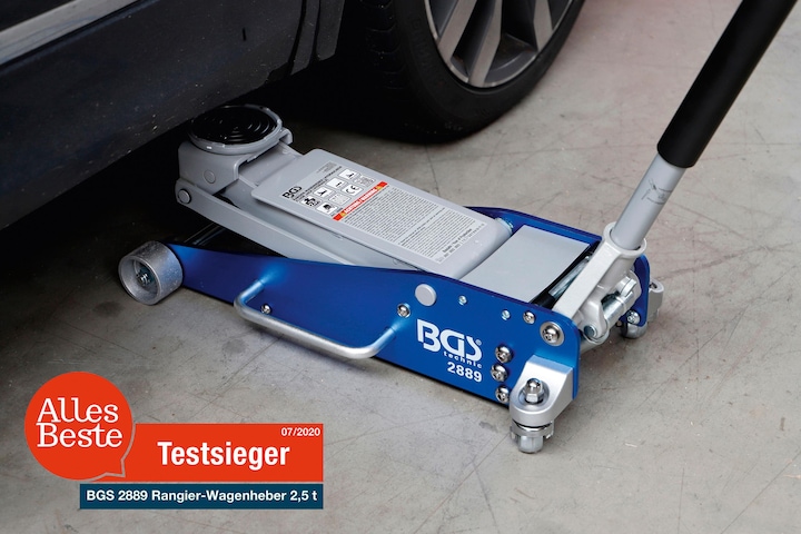 Produktbild BGS Rangier-Wagenheber hydraulisch Aluminium-Stahl-Konstruktion 2,5 t